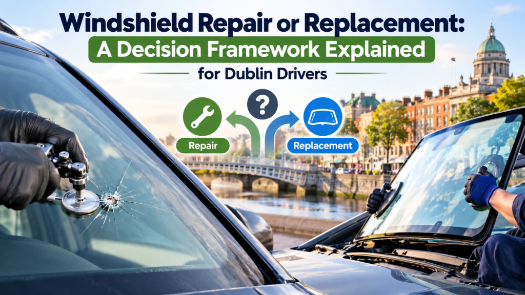 Windshield Repair or Replacement: A Decision Framework Explained for Dublin Drivers